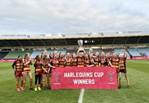 Rugby girls complete cup hat-trick with dramatic win