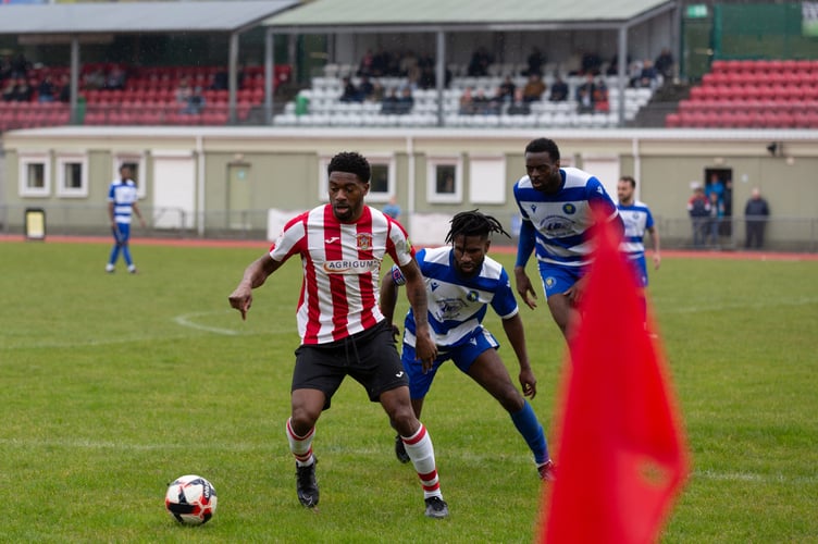 Anthony Ogbanufe, Guildford City v Epsom & Ewell, April 27th 2024.