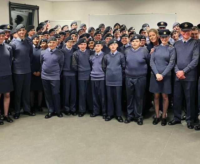 Woking air cadets squadron on cloud nine