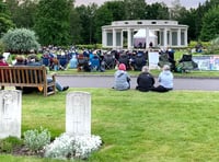 Music and poetry for families at Brookwood Military Cemetery 