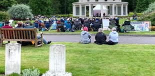 Music and poetry for families at Brookwood Military Cemetery 