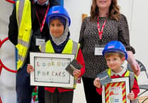 School pupils show they have an eye for safety with building site posters