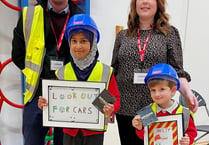 Pupils show they have an eye for safety with building site posters