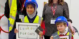 Pupils show they have an eye for safety with building site posters