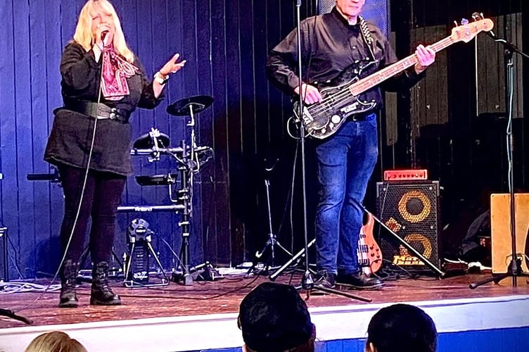 Elaine McGinty, the Phoenix CEO, with her partner Joe Buckley 