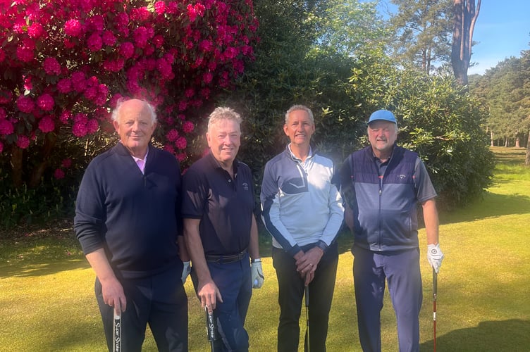 Julian Wakeling, the Health and Wellbeing Charitable Golf Trust founder and his team
