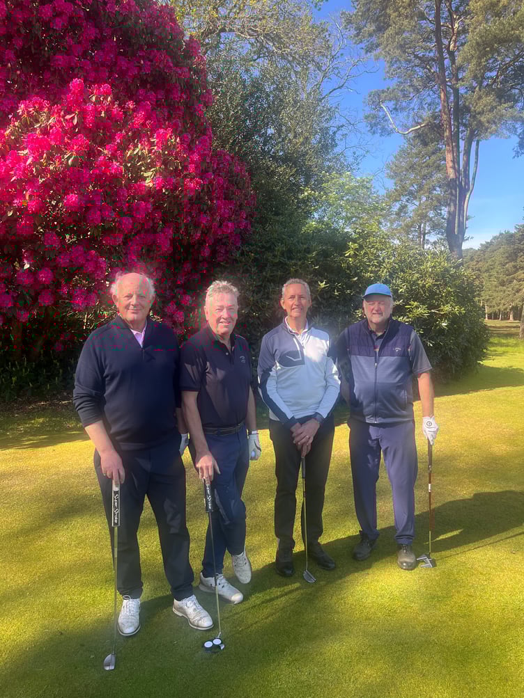 Julian Wakeling, the Health and Wellbeing Charitable Golf Trust founder and his team
