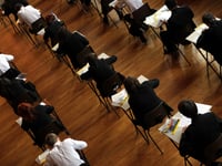 Surrey school leavers choosing study over work