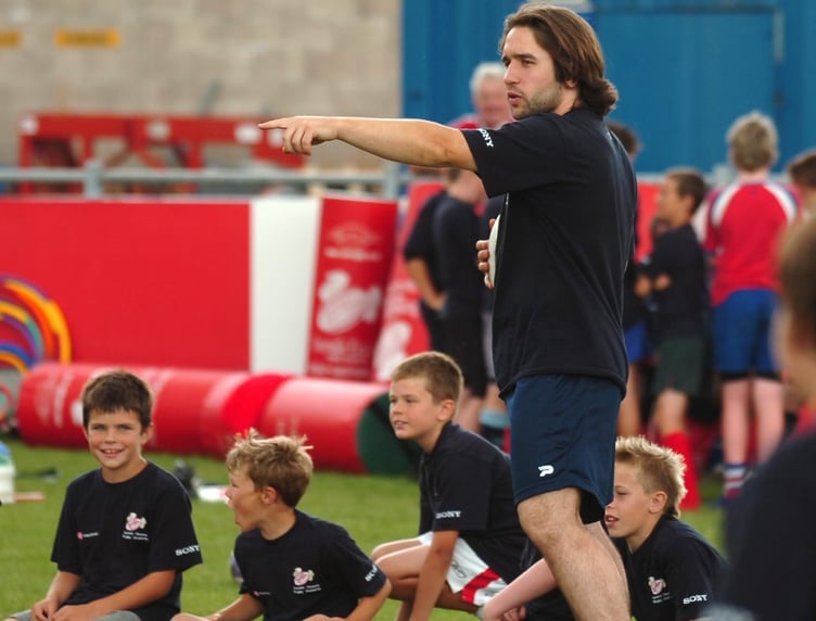 Emanuele Palladino running a rugby training academy