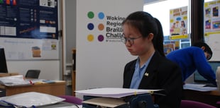 Woking High pupils excel in international Braille competition 