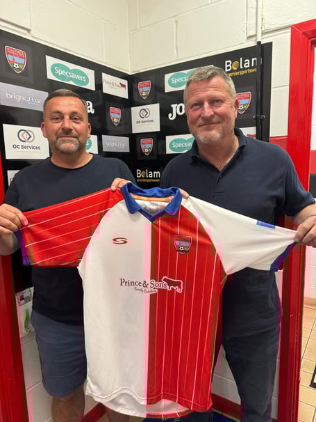 Knaphill have appointed Mike Woolgar (left) and Paul Johnson as joint first-team managers (Photo: Knaphill FC)
