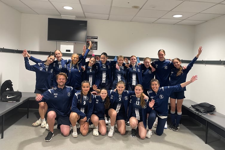 The Fullbrook team with Mr and Mrs Smith (Photo: Fullbrook School)