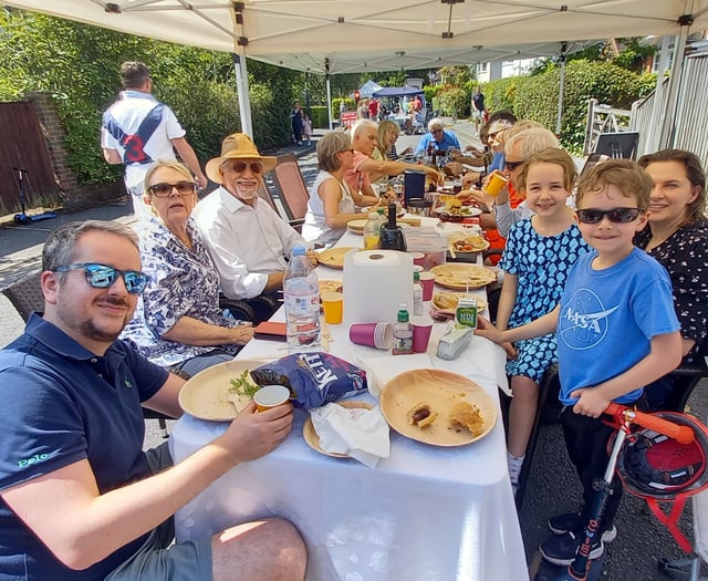 Neighbours come together for annual street party