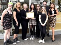 Hair salon's award shows it's a cut above the rest