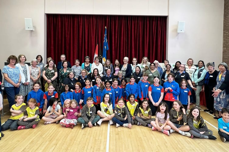 Current and past members came together to celebrate 75 years of the 8th Woking Brownies and Guides 
