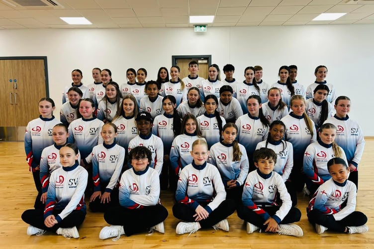 The squad are ready to represent Team England at the Dance World Cup in Prague