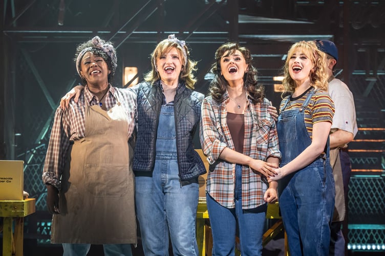 Wendi Harriott as Aunt Bunny, Melanie Masson as Esther, Georgia Lennon as Paula and Sinead Long as Lynette in An Officer and a Gentleman