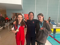 Regional competition medals for Woking Swimming Club under-15s