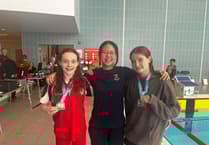 Regional competition medals for Woking Swimming Club under-15s