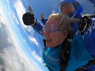 A skydive to remember a son