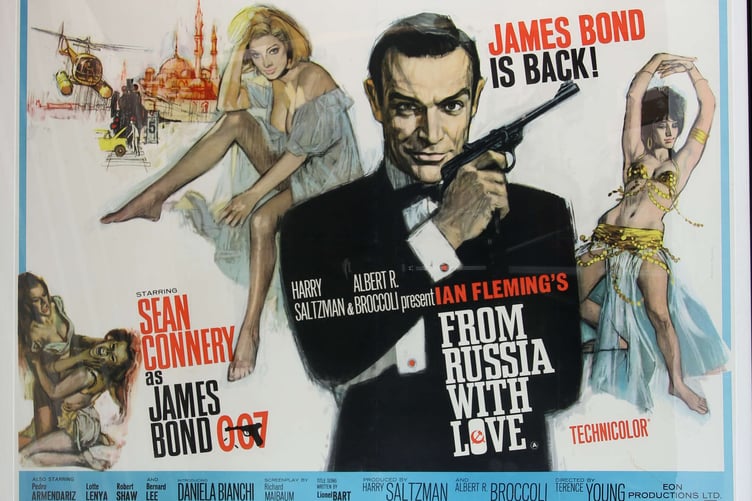 1963 British Quad poster for From Russia With Love, sold for £9,100