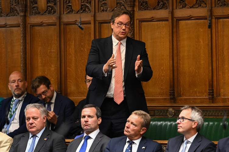 Jonathan Lord speaking in Parliament