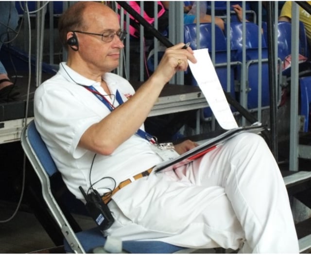 Former swimming club president honoured with award