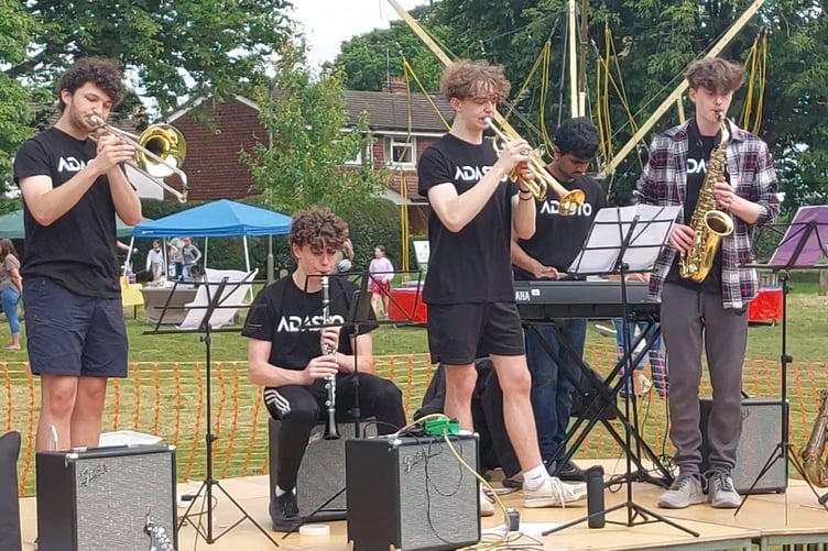 Winston Churchill School students performing