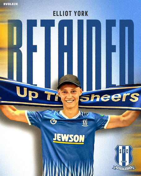 Elliot York is staying at Sheerwater (Photo: Sheerwater FC)