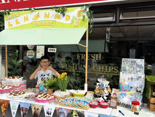Knaphill youngster sets out stall for latest WWF fundraiser