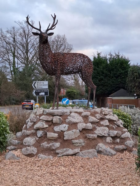 Stag sculpture West End