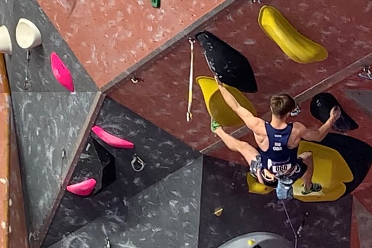 Horsell climber Rhys Conlon