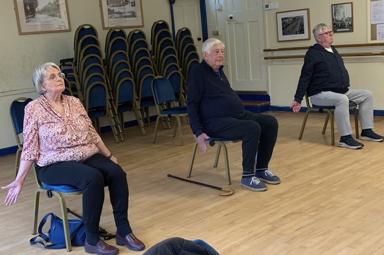 Seated Pilates class