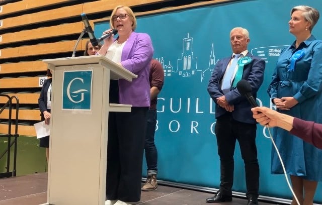 Guildford's new MP says her constituents come first 