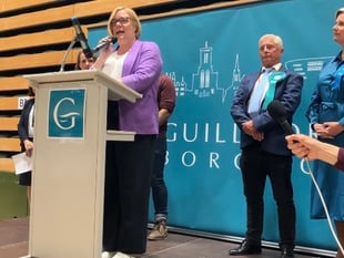Guildford's new MP says her constituents come first 