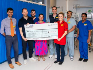 Marathon efforts raise more than £12,000 for ICU unit