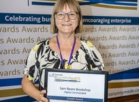 Hospice bookshop receives business award