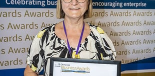 Hospice bookshop receives business award