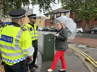 Police commissioner joins officers on ASB patrol