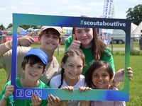 Woking Scouts join Surrey Scoutabout