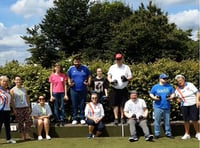 Bowling Club welcomes charity to the green