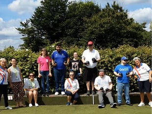 Bowling Club welcomes charity to the green