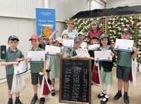 Garden centre helps Horsell pupils harvest potatoes 
