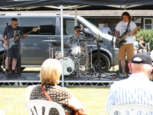 Local village fete has first ever live music stage 