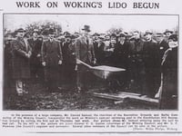 When Woking took the plunge for a grand open-air swimming pool