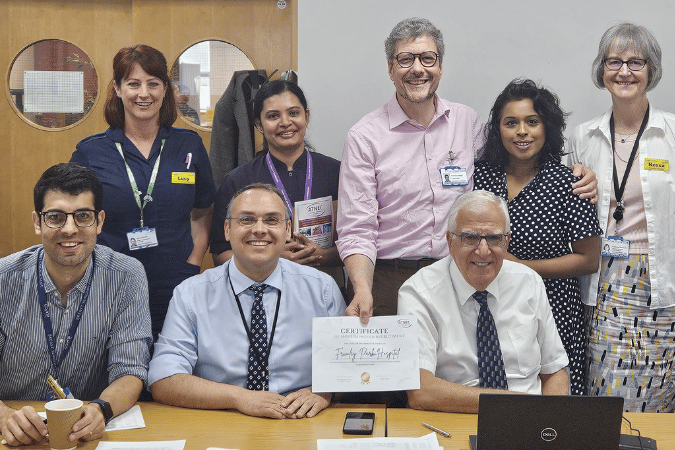 Frimley cancer research team
