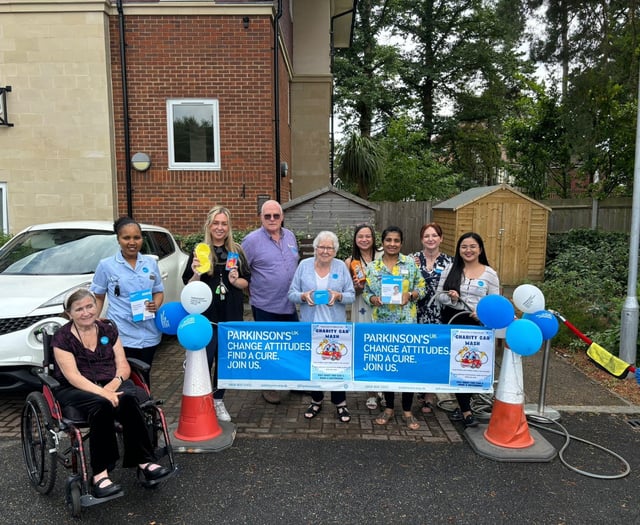 Camberley care home car wash raises £200 for charity