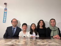 Refugee family thrive in Woking 