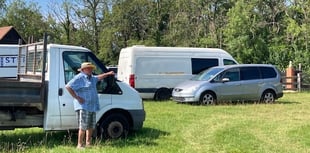 Man 'threatened' with £1,000 fine for storing cars to send to Ukraine
