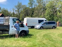 Man 'threatened' with £1,000 fine for storing cars to send to Ukraine